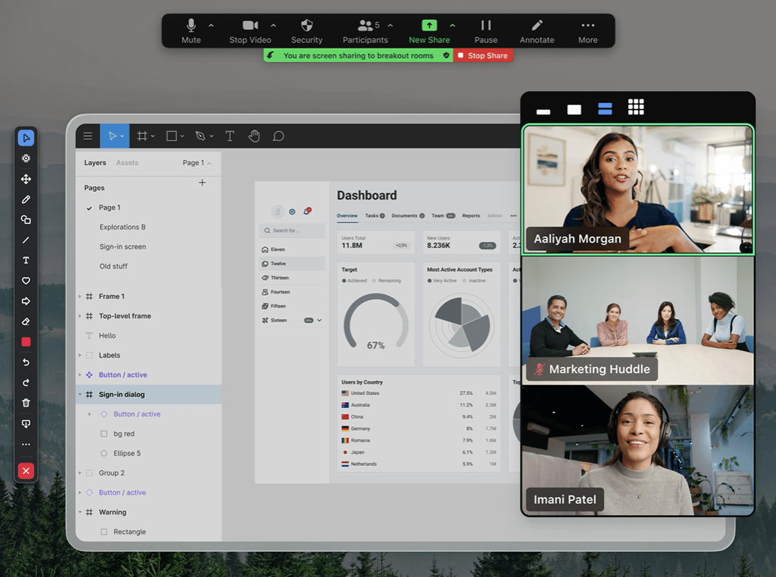 Screenshot of app Zoom Video